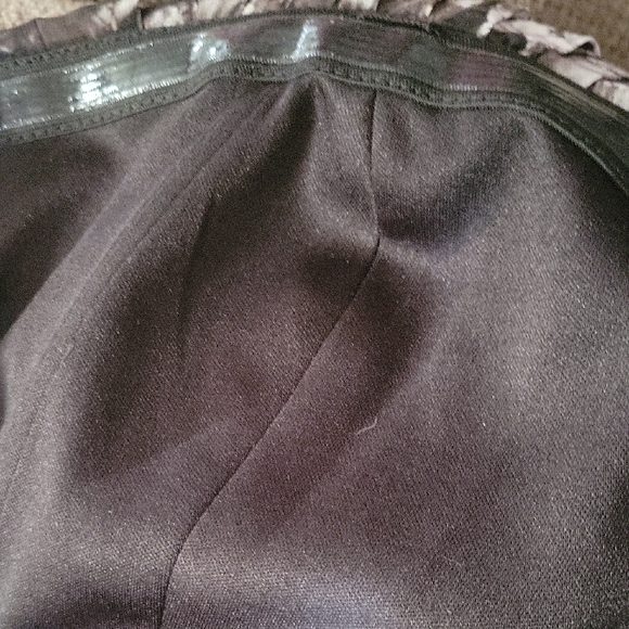 Black and White Strapless Dress - Picture 10 of 13